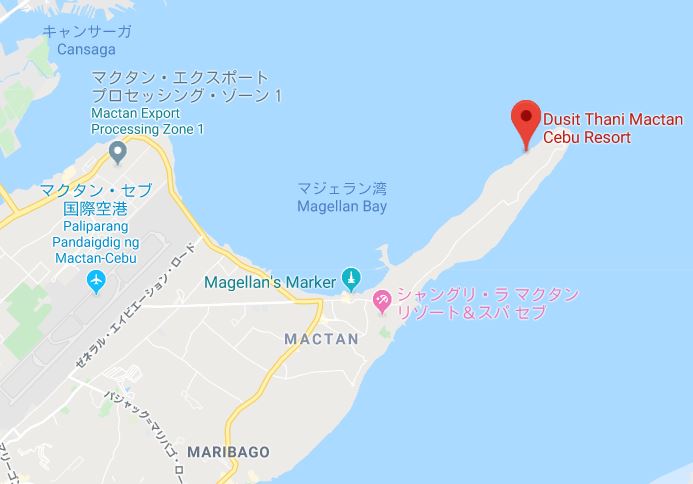 セブ島 デュシタニ・マクタン・リゾート マップ