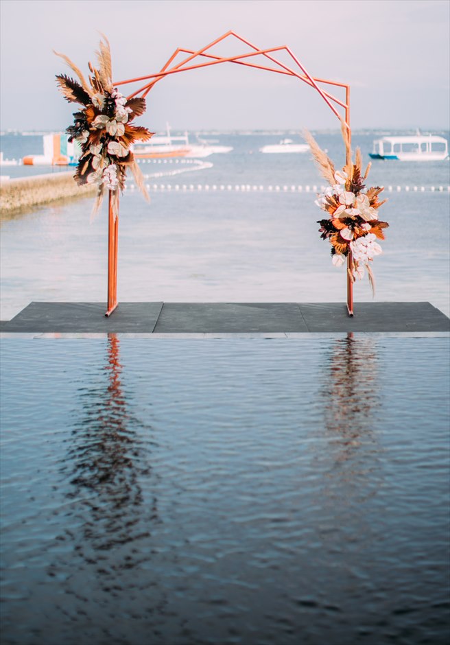 セブ島結婚式 アバカ 会場装飾